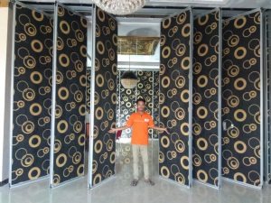 Partisi ruangan lipat Mataram