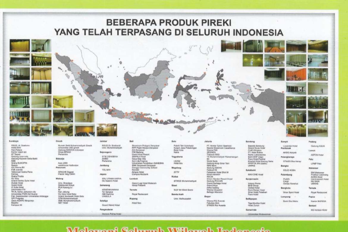 Partisi Geser & Movable Wall Indonesia | Pireki Asia